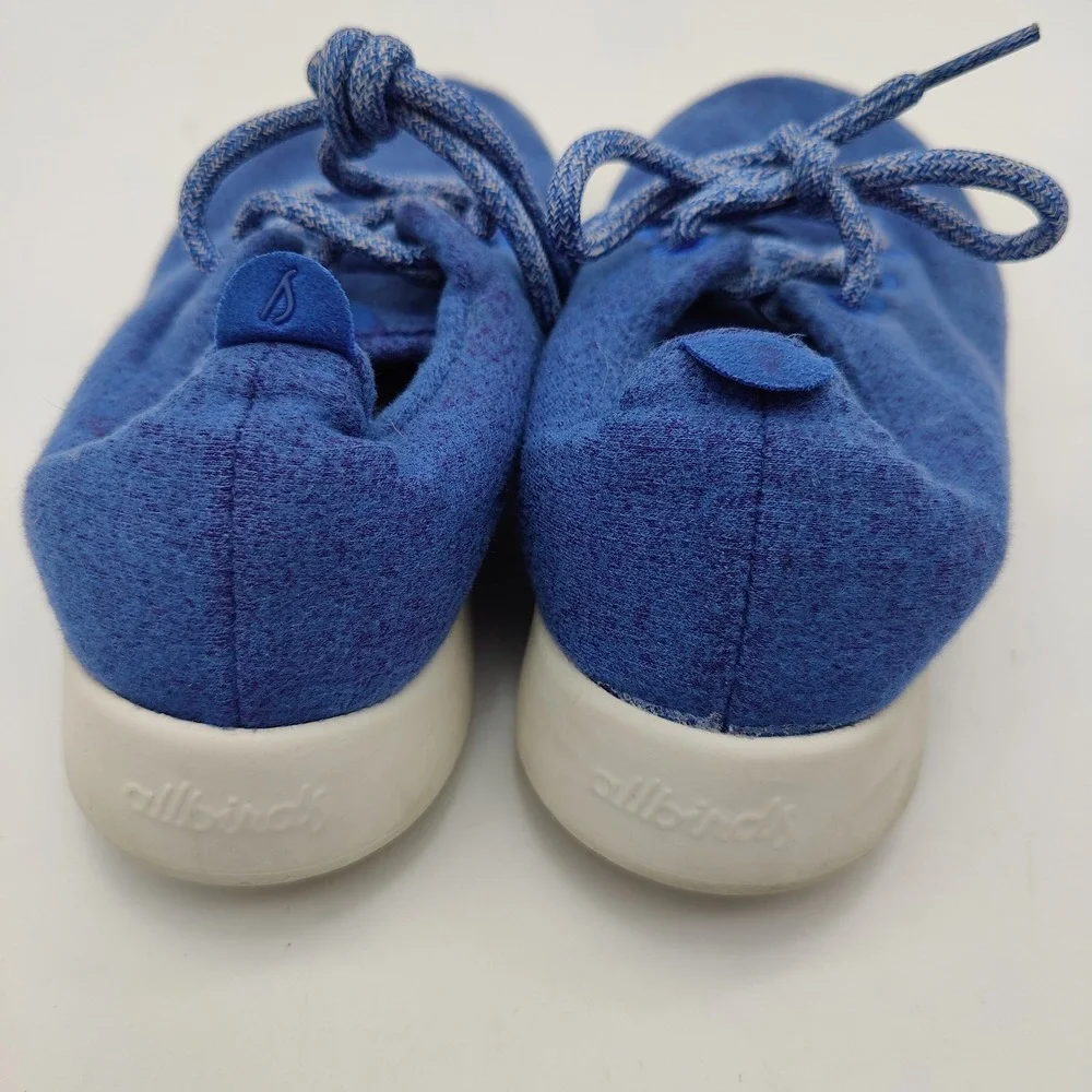 Allbirds Womens Gorpcore Minimalist Eco Wool Runner Sneaker 6 Blue Walking Shoes